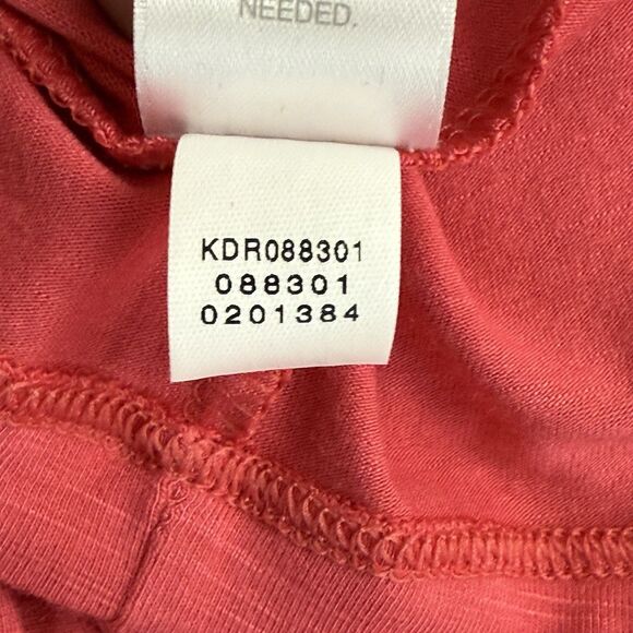 NEW J JILL Sleeveless Knit Maxi Tank Dress Large Pomegranate Pink Minimalist - Picture 9 of 13